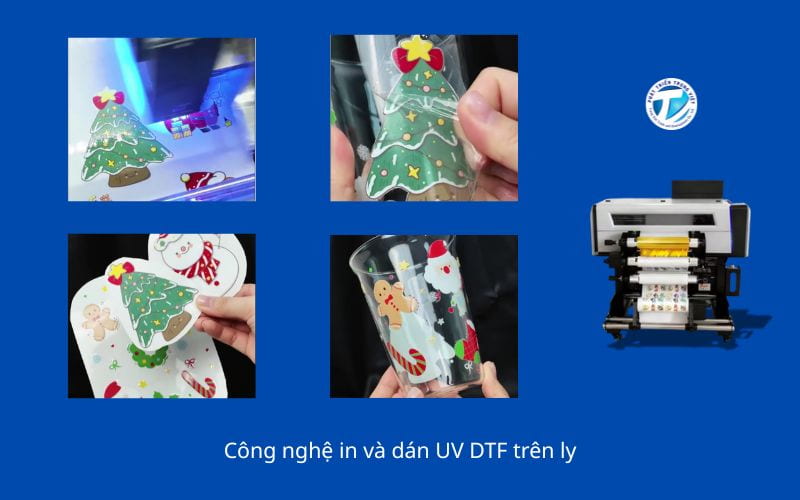 Công nghệ in UV DTF và dán ly là công nghệ mới nổi hiện đại nhất hiện nay 